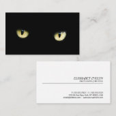 Carte De Visite Les yeux de chat (Devant / Derrière)