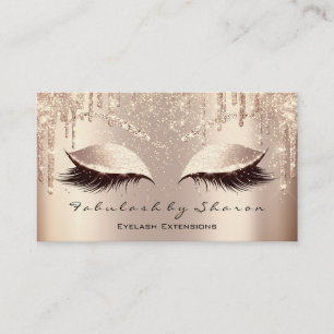 Carte De Visite Les yeux des artistes de maquillage font tomber le