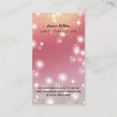 Carte De Visite Lésion de papillon scintillante de luxe (Dos)