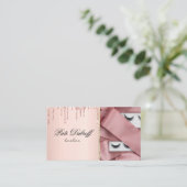 Carte De Visite Lésions longues et belles yeux et boucs (Debout devant)