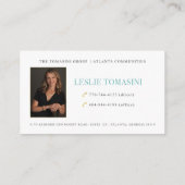 Carte De Visite Leslie Tomasini (Dos)