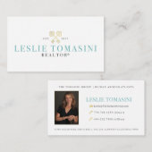 Carte De Visite Leslie Tomasini (Devant / Derrière)