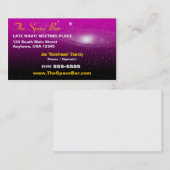 Carte De Visite L'espace/carte de visite image de galaxie (Devant / Derrière)