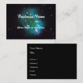 Carte De Visite L'espace de Hubble de nébuleuse de collier (Devant / Derrière)