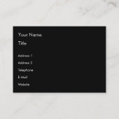 Carte De Visite L'espace de Hubble de nébuleuse de collier (Dos)