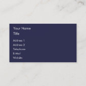 Carte De Visite L'espace principal de la NASA de nébuleuse de (Dos)