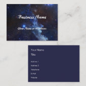 Carte De Visite L'espace principal de la NASA de nébuleuse de (Devant / Derrière)