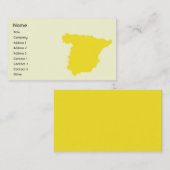 Carte De Visite L'Espagne - affaires (Devant / Derrière)