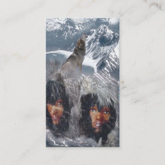 Carte De Visite L'esprit autochtone en Alaska (Devant)