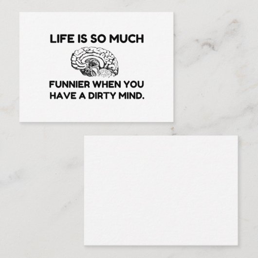 Carte De Visite L'Esprit Dirty (Devant / Derrière)