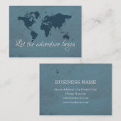 Carte De Visite Let the adventure begin (Devant / Derrière)