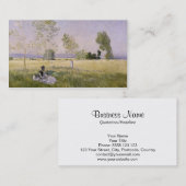 Carte De Visite L'Ete' (l'été) - Claude Monet (Devant / Derrière)