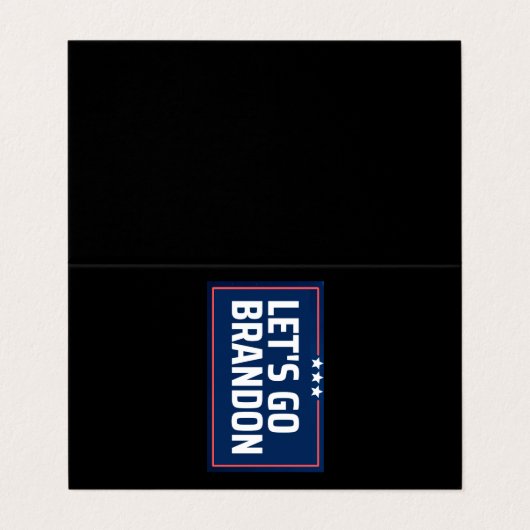 Carte De Visite Let's Go Brandon (Extérieur déplié)