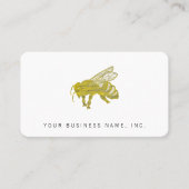 Carte De Visite Letterpress Bee (Devant)