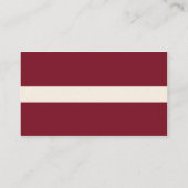 Carte De Visite Lettonie - Entreprises (Dos)