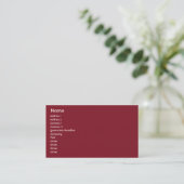 Carte De Visite Lettonie - Entreprises (Debout devant)