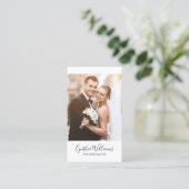 Carte De Visite Lettrage de script - Photographie moderne (Debout devant)