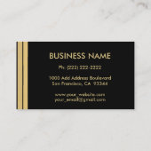 Carte De Visite Lettre décorée d'un monogramme exécutive 'A (Dos)