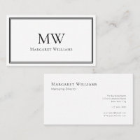 LETTRE DEUX CLASSIQUES MONogramme Professionnel