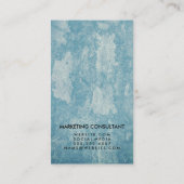 Carte De Visite Lettre Flip Chic Rustique (Dos)