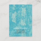 Carte De Visite Lettre Flip Chic Rustique (Dos)