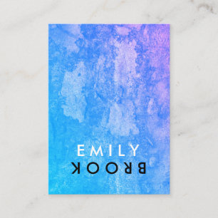 Carte De Visite Lettre Flip Chic Rustique
