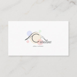Carte De Visite Lettre Pilates C Pose Lettre monogramme C Pilate