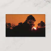 Carte De Visite Lever de soleil (Dos)