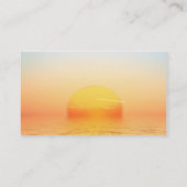 Carte De Visite Lever de soleil (Dos)