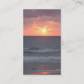 Carte De Visite Lever de soleil de Floride (Dos)