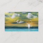 Carte De Visite Lever de soleil étranger (Dos)