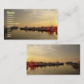 Carte De Visite Lever du soleil à Atlantic Highlands New Jersey (Devant / Derrière)