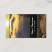 Carte De Visite Lever Du Soleil Au-Dessus Du Clouds (Devant)