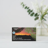 Carte De Visite Lever du Soleil Électrique (Debout devant)