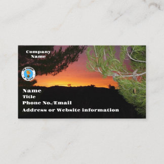 Carte De Visite Lever du Soleil Électrique