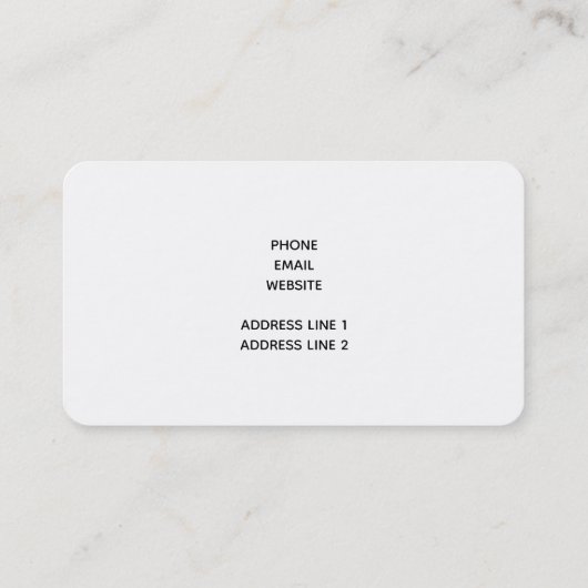 Carte De Visite Lèvres brillantes rose chaud sur noir (Dos)