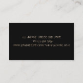 Carte De Visite Lèvres, Ciseaux, Lèvres, Ciseaux (Dos)