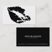 Carte De Visite lèvres de poison (Devant / Derrière)