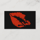 Carte De Visite lèvres de poison (Dos)