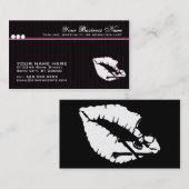 Carte De Visite lèvres de poison (Devant / Derrière)