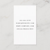 Carte De Visite Lèvres roses | Brosse maquillée et poudre (Dos)