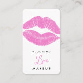 Carte De Visite Lèvres roses Lipstick Lip Stain Maquillage médias (Devant)