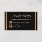 Carte De Visite Lèvres Roses poussiéreuses 2 (Dos)