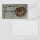 Carte De Visite L'exterminateur de guêpe (Devant / Derrière)