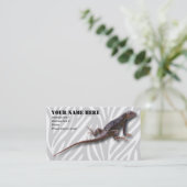 CARTE DE VISITE LÉZARD #1 (Debout devant)