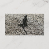 Carte De Visite Lézard noir (Dos)