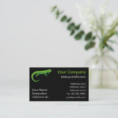 Carte De Visite Lézard vert (Debout devant)