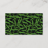 Carte De Visite Lézard vert (Dos)