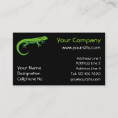 Carte De Visite Lézard vert (Devant)