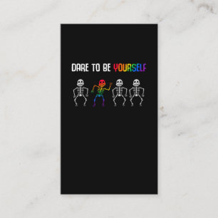 Carte De Visite LGBT Pride droits égaux Arc-en-ciel coloré